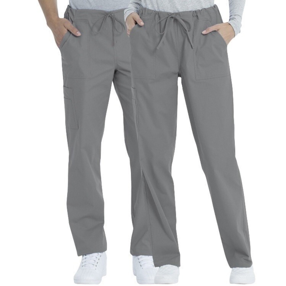 Scrubstar Unisex Solid Drawstring Pant 3XL New with Tags Gray Stretch Durable